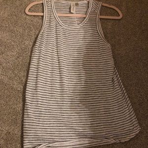 Black and White Striped Tank